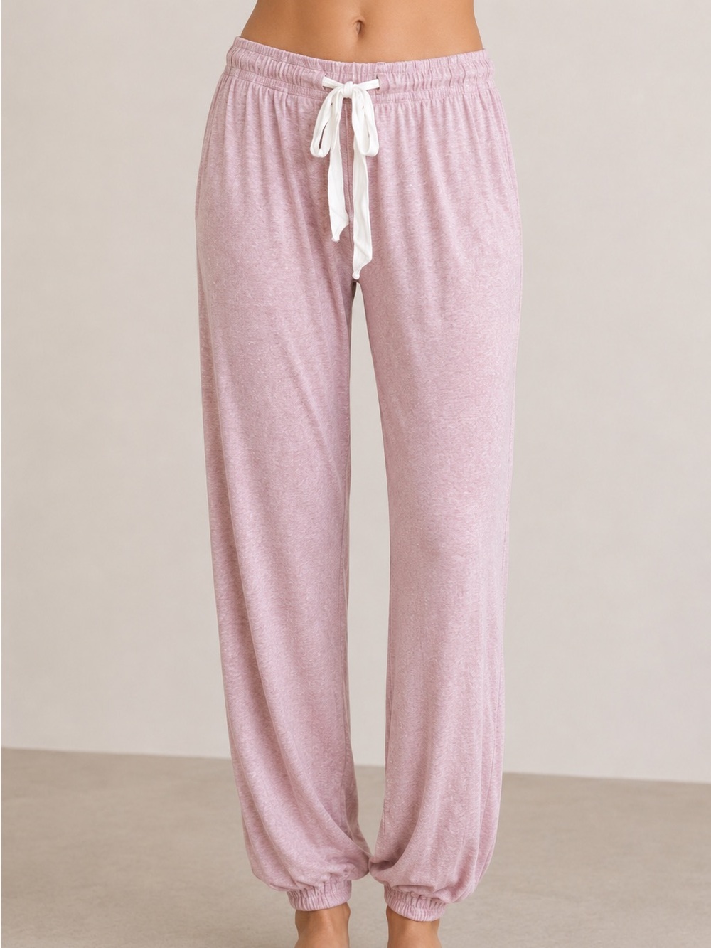 Eberjey slouchy lounge pants Heather pink joggers size small